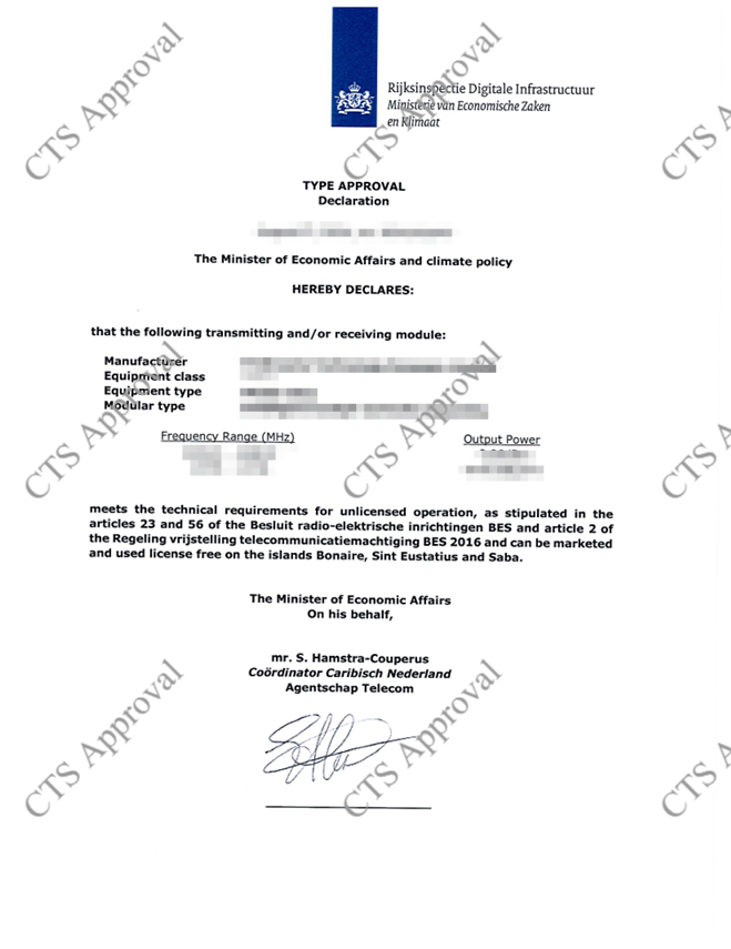 RDI Certificate