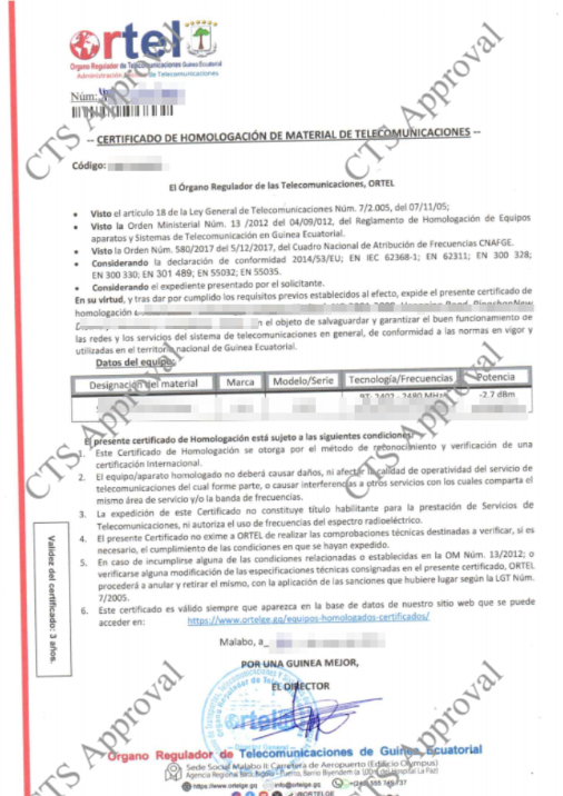 Equatorial Guinea ORTEL