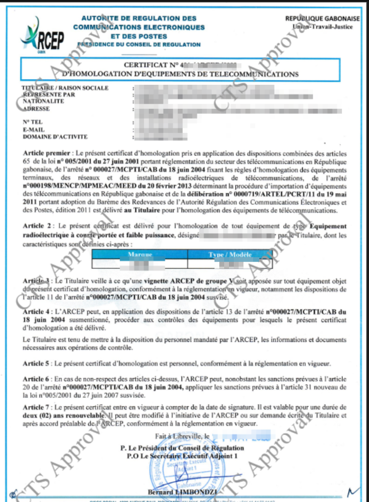 Gabon ARCEP