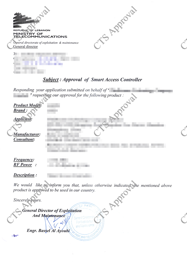 MOT Certificate